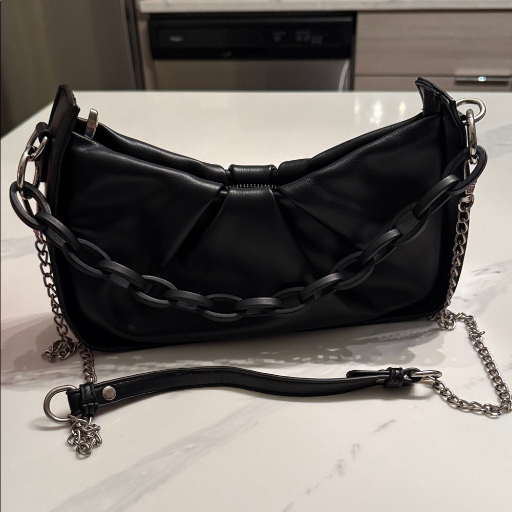 Black Chain Shoulder Bag